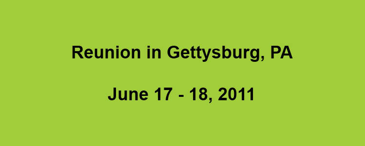 Reunions title-green background