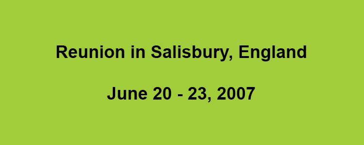 Reunions title-green background