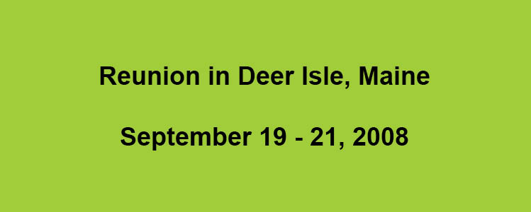 Reunions title-green background